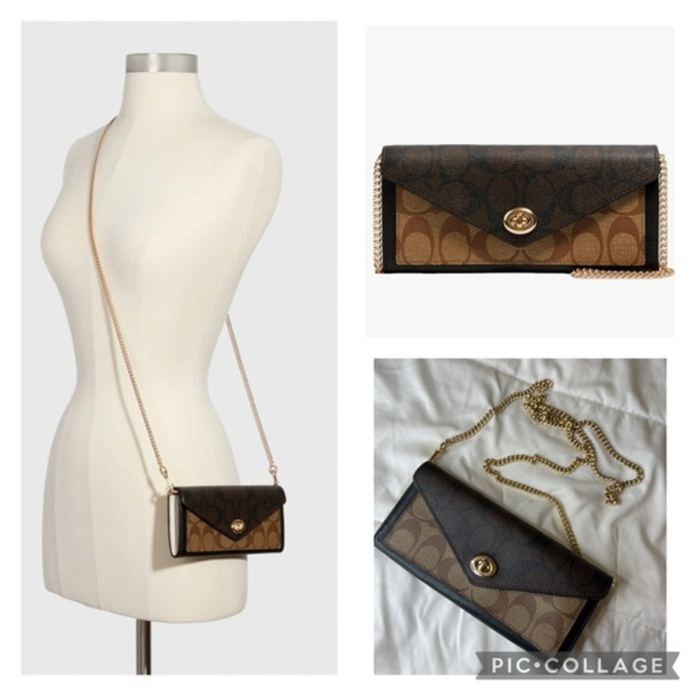 Coach slim Envelope Wallet crossbody bag